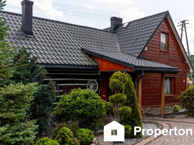 Drewniany dom z 1930 r. pełne wyposażenie, sauna