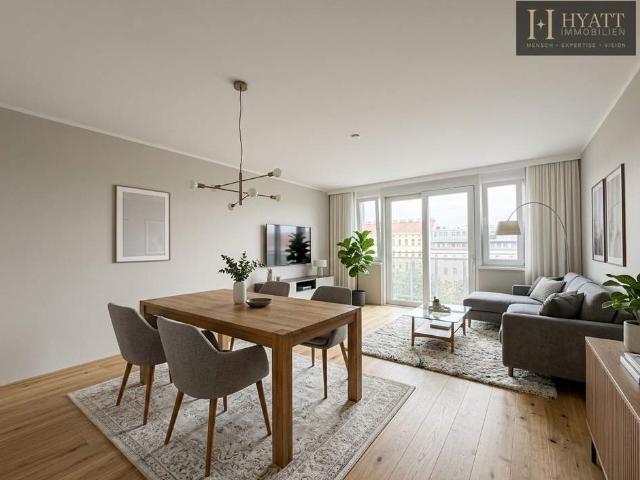 Urban wohnen, überraschend ruhig leben – stilvoll sanierter Altbau mit Lift, Freiflächen und moderner Energietechnik