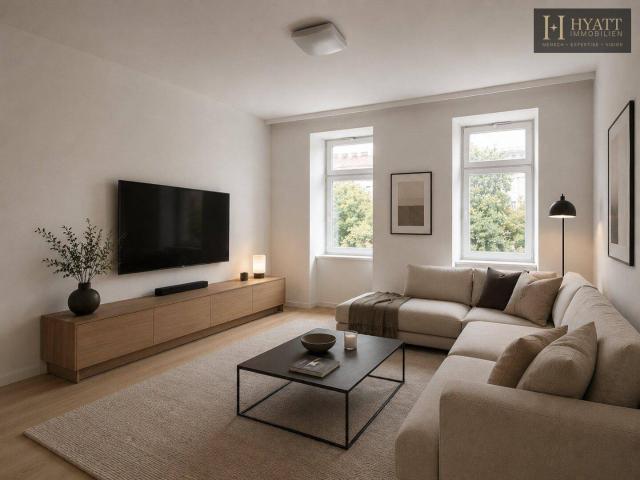 Urban wohnen, überraschend ruhig leben – stilvoll sanierter Altbau mit Lift, Freiflächen und moderner Energietechnik