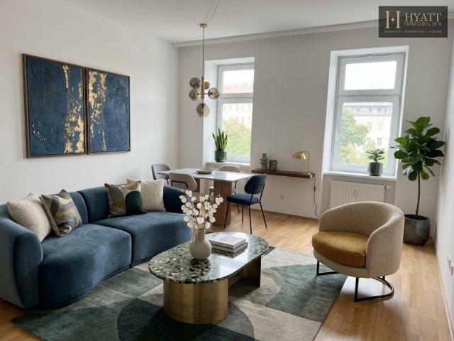 Urban wohnen, überraschend ruhig leben – stilvoll sanierter Altbau mit Lift, Freiflächen und moderner Energietechnik