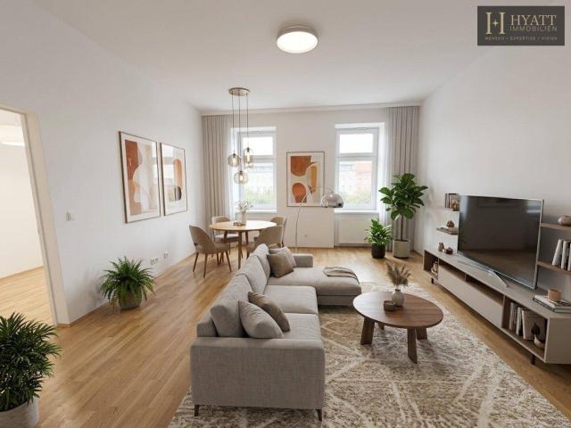 Urban wohnen, überraschend ruhig leben – stilvoll sanierter Altbau mit Lift, Freiflächen und moderner Energietechnik