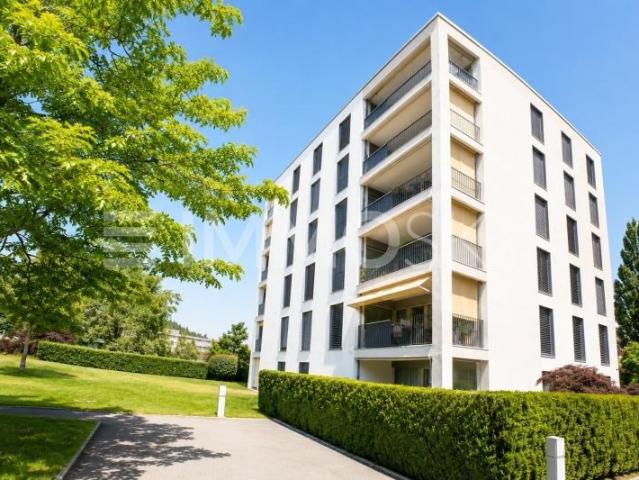 Urban, grün, modern Wohnung mit Parkblick