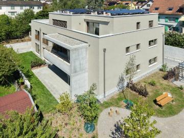 Urban leben, entspannt wohnen: moderne 3.5 Zimmer Gartenwohnung