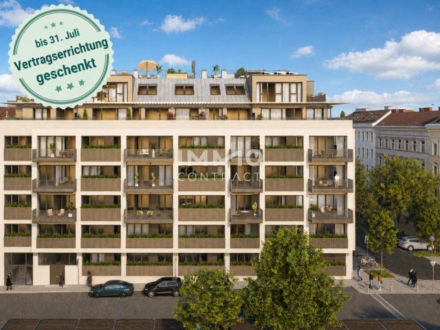 Urban & sonnig: Neubau Erstbezug Nahe 7. & 8. Bezirk