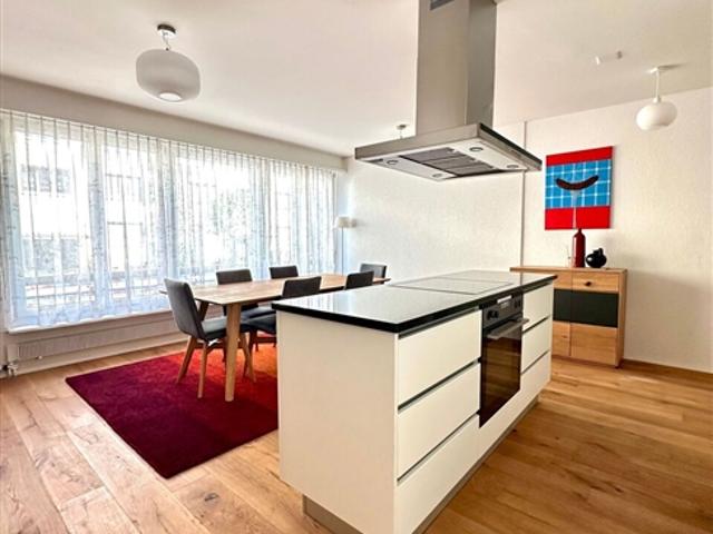 Zentrumsnahe, urbane Wohnung mit Terrasse, Atelier Hobby im UG