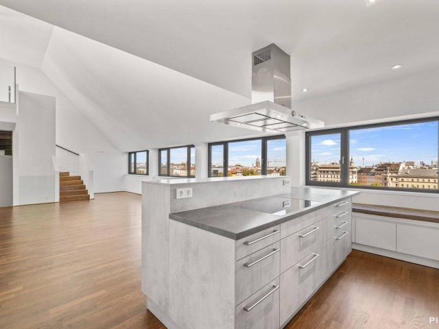 Urbane Eleganz mit sonniger Dachterrasse mit Donaukanalblick nähe Rudolfsplatz