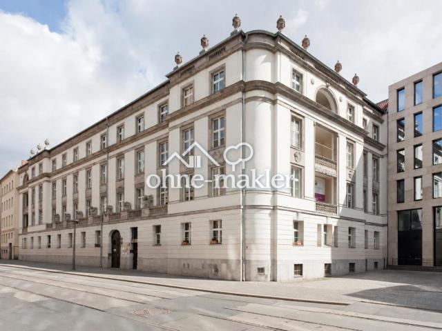 URBANE OASE: RUHIGE 4 RAUM WOHNUNG AM ADMIRALSPALAST MIT HOFBALKON, AUCH FÜR TEILGEWERBL. NUTZUNG