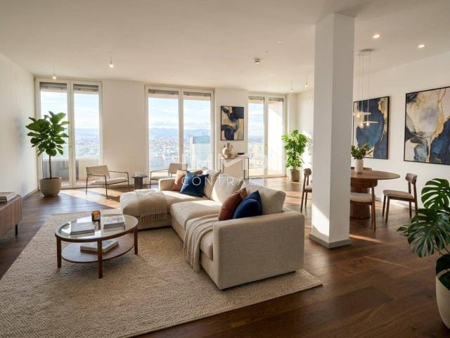 Urbaner Luxus über Wien – exklusive Wohnung mit Rooftop Pool und wunderschönem Weitblick 3 Zimmer! Erstbezug!