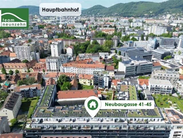 Urbaner Wohntraum in Zentrumsnähe Kompakte 2 Zimmer Wohnung mit gemütlicher Außenfläche!