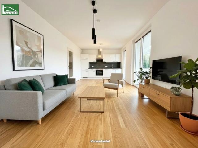 Urbaner Wohnkomfort in grüner Idylle Weitläufige 2 Zimmer Wohnung mit großzügigen Balkon!