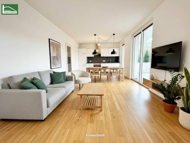 Urbaner Wohnkomfort in Grünruhelage Hochwertige 2 Zimmer Wohnung mit weitläufigen Balkon!