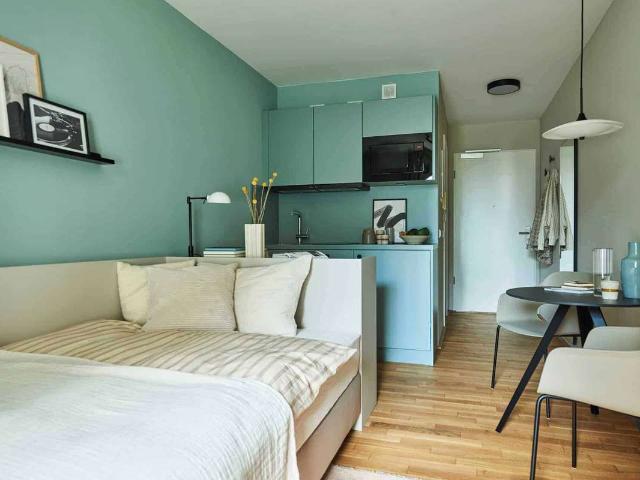 Urbanes Leben: Kompaktes Apartment mit Balkon im Frankfurter Ostend