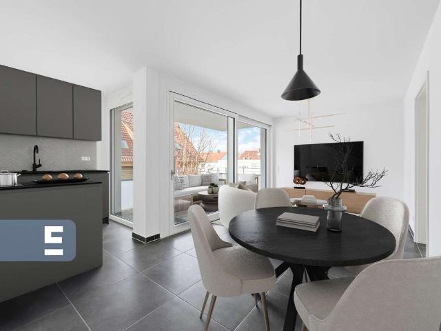 Urbanes Wohnen: 3 Zimmer Neubauwohnung in zentraler Lage