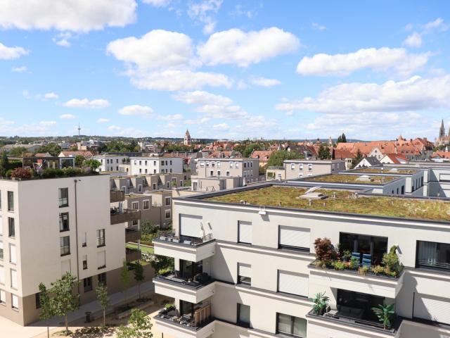 Urbanes Wohnen mit Highlight Dachterrasse: Stilvolles 2 Zi. Apartment im beliebten Hanna Carré HC28