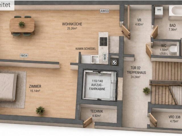 Urbanes Wohnen mit ländlichem Flair in Oberlaa