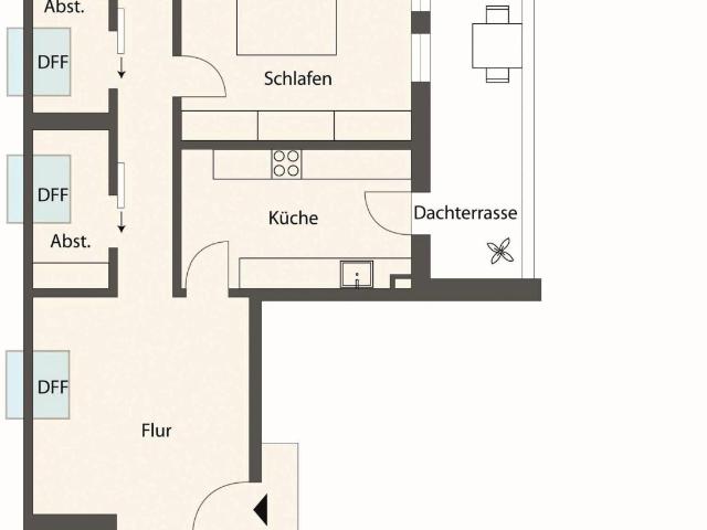 Urbanes Zuhause für Singles und Paare