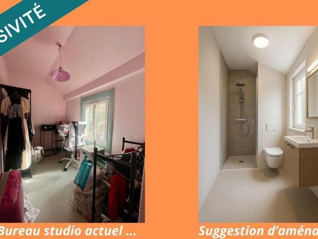 URGENT À VENDRE – Appartement avec studio indépendant au coeur de Salins les Bains