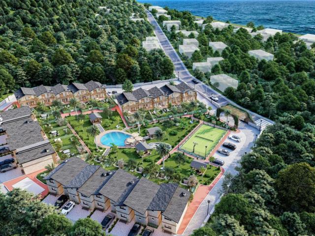 Urla Balıklıova'da Site İçerisinde Alaçatı Tarzı Taş Villa