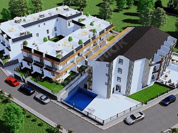 URLA ÇEŞMEALTI'NDA SİTE İÇERİSİNDE DENİZ MANZARALI HAVUZLU VİLLA