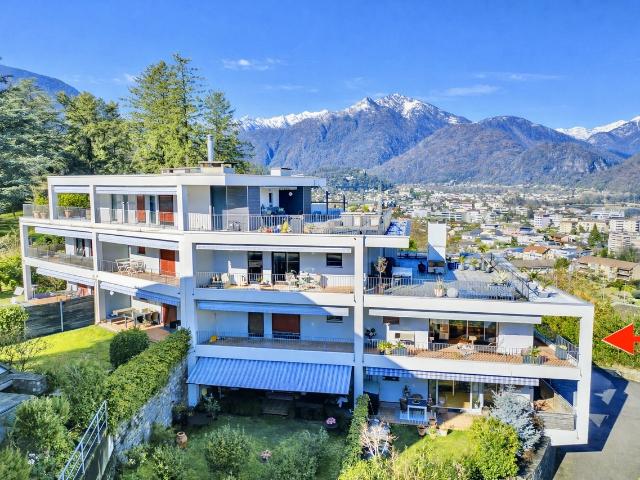 URLAUBSDOMIZIL IN ASCONA MIT PANORAMA TERRASSE, NAHE ORTSKERN
