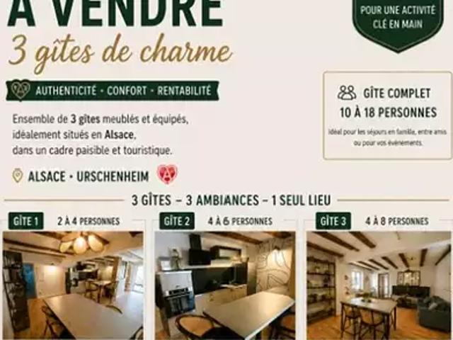 Urschenheim 68320 Achat / Vente maison 9 pièces t9 parking
