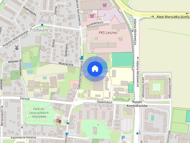 Urządzone kompletnie centrum miasta