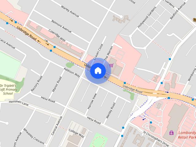 Uxbridge Road, Hayes, Hillingdon