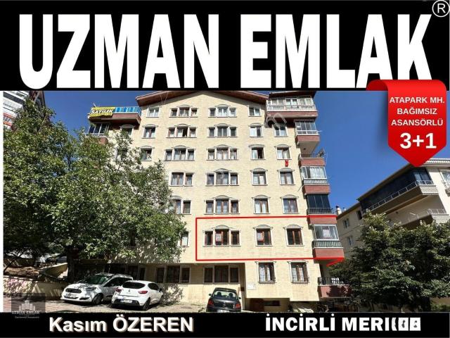 Uzman Emlak Ofisinden Atapark Mh.de Asansörlü Bağımsız 3+1 Daire