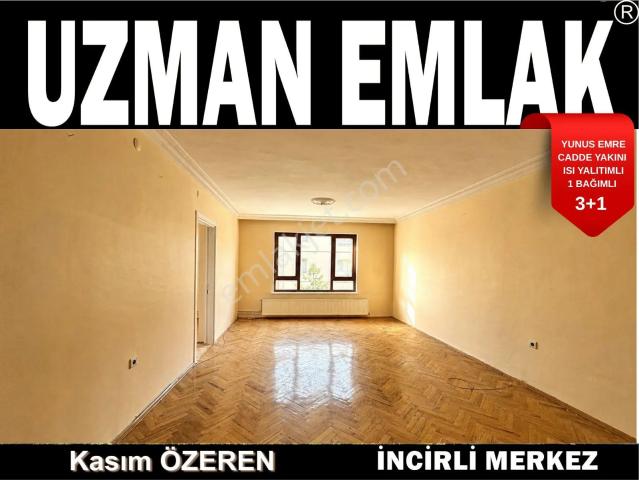 Uzman Emlak Ofisinden İncirli Mh.de Yunus Emre Cad Yakını Katta Isı Yalıtımlı 3+1 Daire
