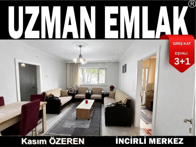 Uzman Emlak Ofisinden Yunusemre Cad Yakını Yapılı Giriş Kat 3+1 Eşyalı Daire