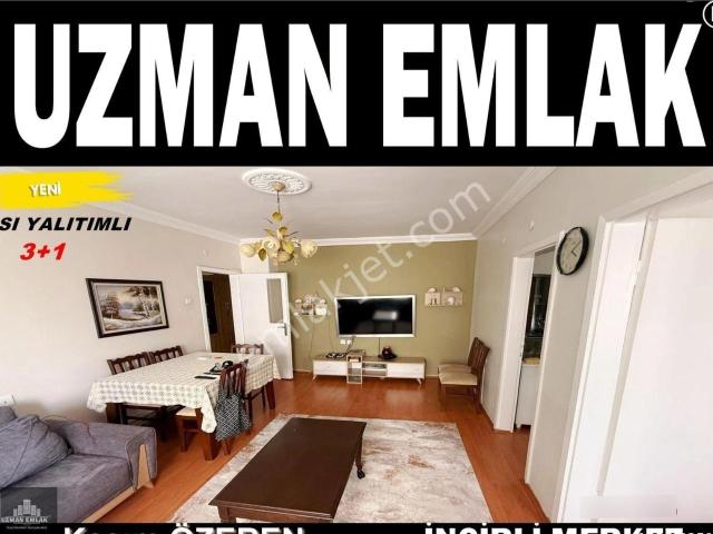 Uzman Emlak'dan İncirli Mh'de Cadde Yakını Ara Katta Isı Yalıtımlı 3+1 Daire