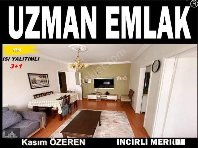 Uzman Emlak'dan İncirli Mh'de Cadde Yakını Ara Katta Isı Yalıtımlı 3+1 Daire