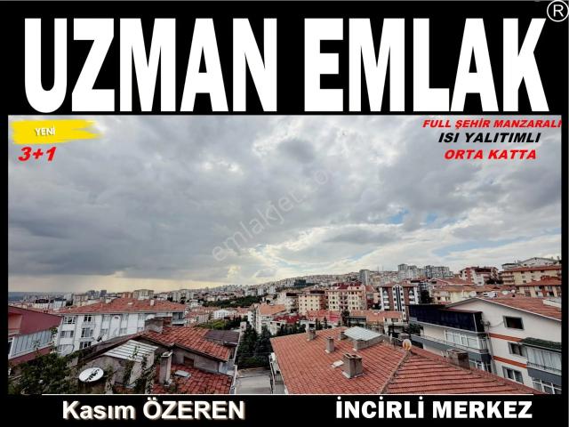 Uzman Emlak'dan İncirli Mh'de Full Şehir Manzaralı,ısı Yalıtımlı,orta Katta Yapılı 3+1 Daire