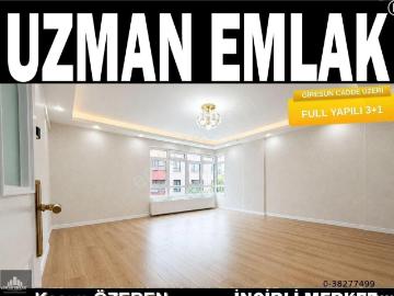 Uzman Emlak'tan Aşağı Eğlence Mh.de Giresun Cadde Üzeri Lüx Yapılı 3+1 Daire