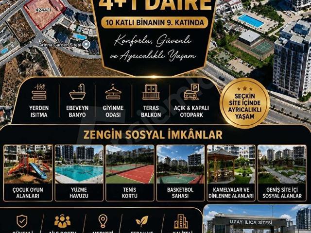 UZAY ILICA SİTESİ'NDE PANORAMİK MANZARALI 4+1 SATILIK LÜX DAİRE