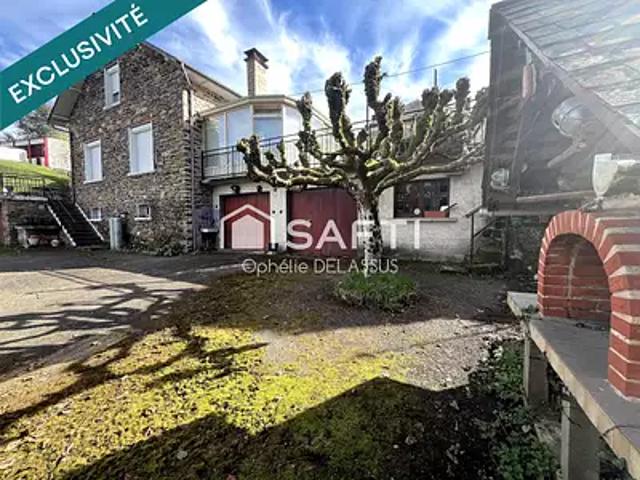 Uzerche 19140 Achat / Vente maison 3 pièces t3 terrasse parking