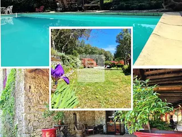 Anduze 30140 Achat / Vente maison 25 pièces t25 piscine