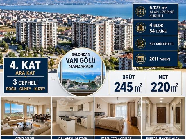 Van İpekyolu Şabaniye Mahallesinde Satılık 4+1 Daire