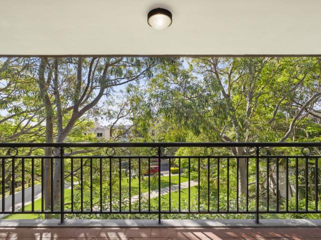 VACANT| Insp Upon Request | Top Floor One Bedroom Apartment Overlooking Garden Reserve with Two Private Balconies & Secure Parking with Storage