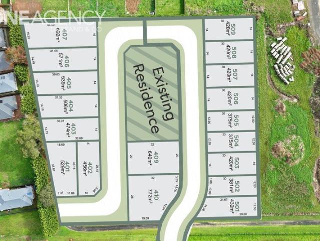 Vacant land available due to title late 2027