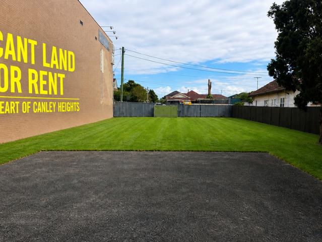 VACANT LAND FOR RENT IN THE HEART OF CANLEY HEIGHTS!