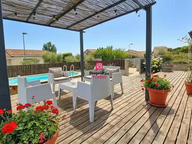 Vacquières 34270 Achat / Vente maison 5 pièces t5 piscine jardin