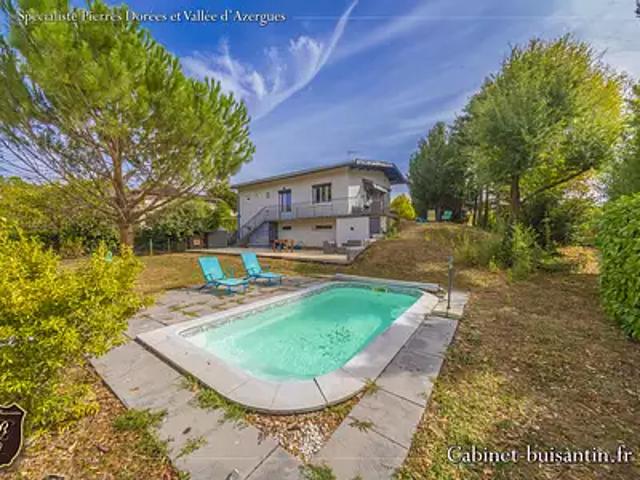 Val d'Oingt 69620 Achat / Vente maison 6 pièces t6 piscine jardin