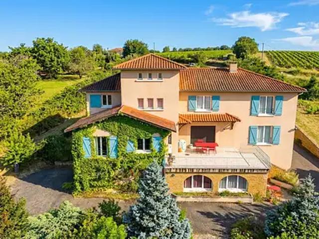 Val d'Oingt 69620 Achat / Vente maison 7 pièces t7 jardin terrasse