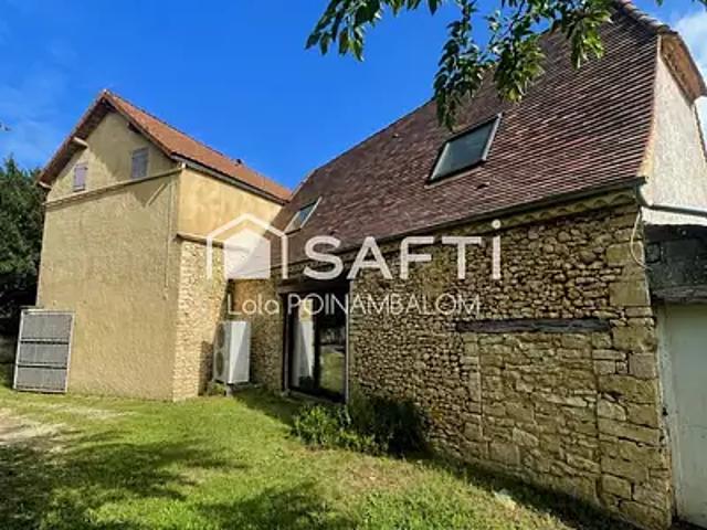 Val de Louyre et Caudeau 24510 Achat / Vente maison 7 pièces t7 parking garage