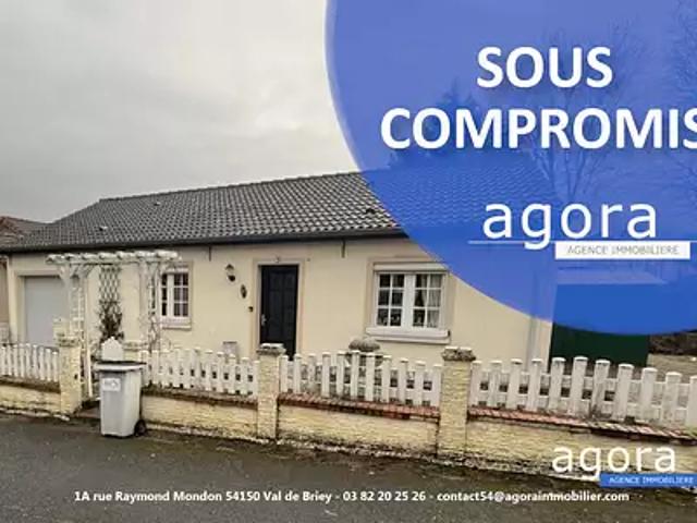 Valleroy 54910 Achat / Vente maison 4 pièces t4 parking