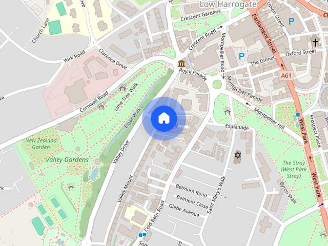 Valley Road, Harrogate, North Yorkshire, UK, HG2