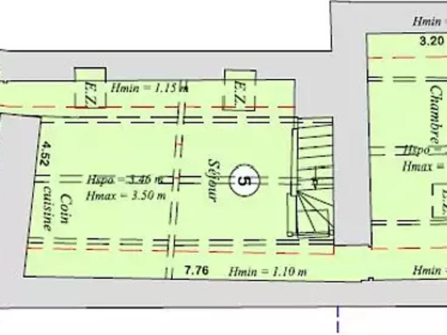 Valmondois 95760 Achat / Vente appartement 3 pièces t3 au dernier étage parking