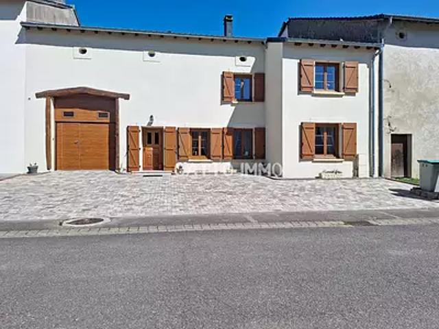 Valmunster 57220 Achat / Vente maison 7 pièces t7 jardin terrasse