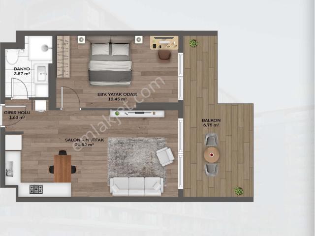 Valory Güneşli’de 1+1 Daire – Yatırım Ve Konfor İçin İdeal